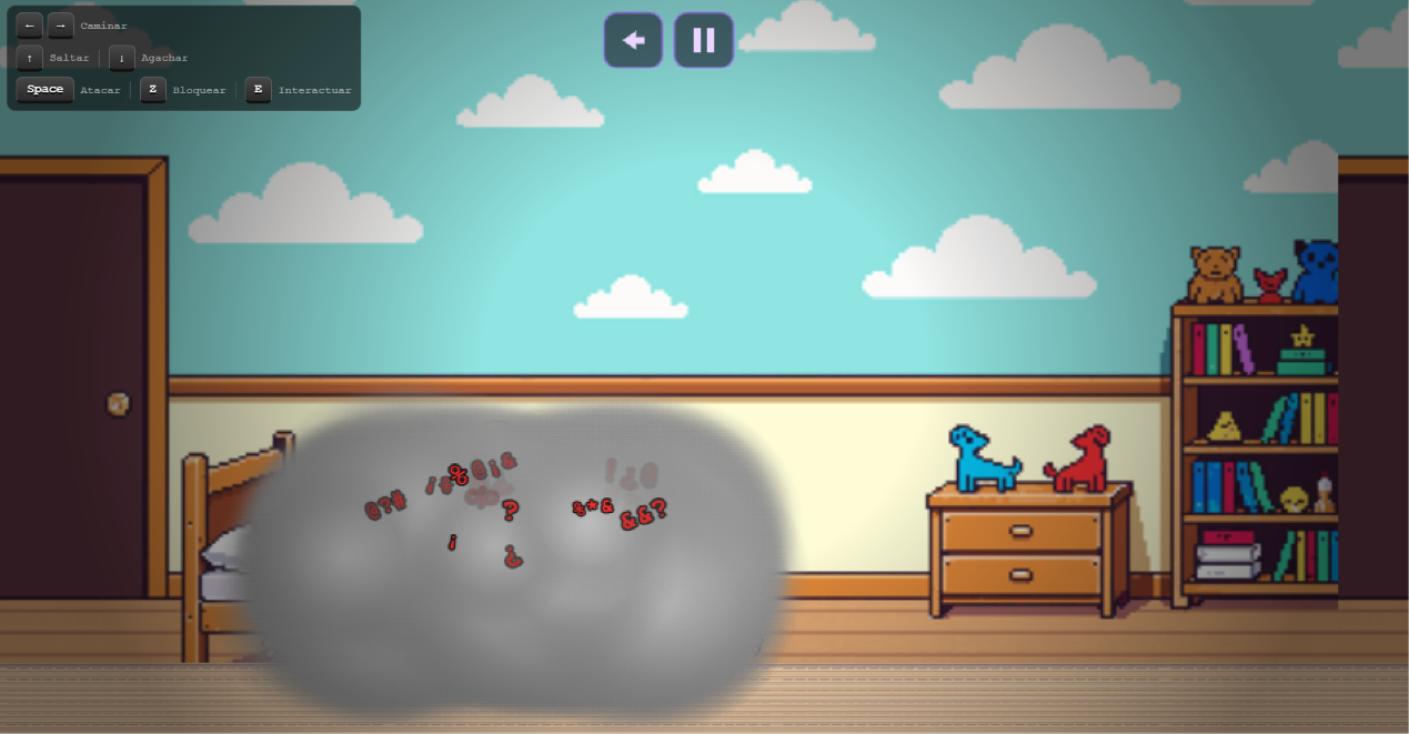 Vista previa borrosa de una escena del juego, aún sin revelar